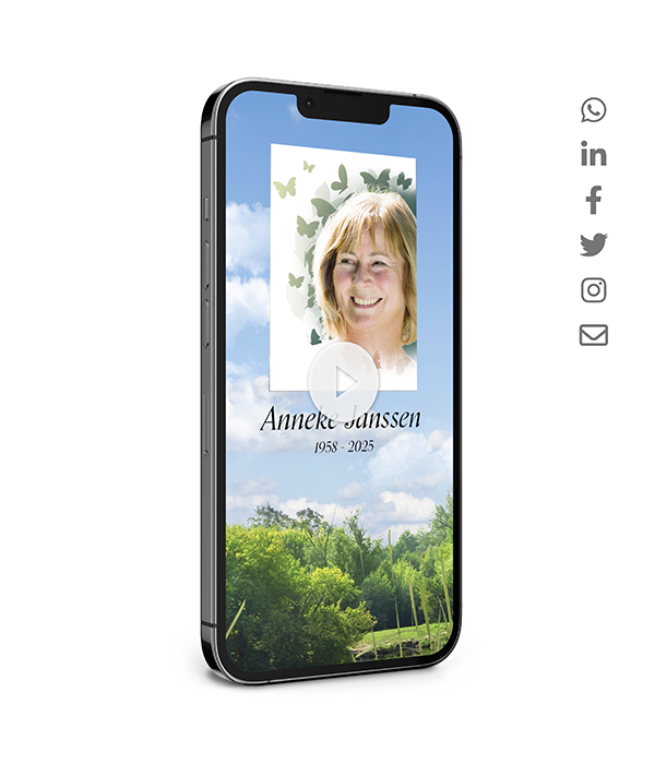 Bomen Virtuele Rouwkaart