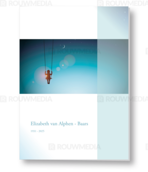 Rouwkaart met schommel
