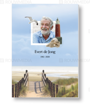 Zeeduin Rouwkaart - Passend bij virtuele rouwkaart