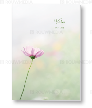 Roze bloem in de natuur